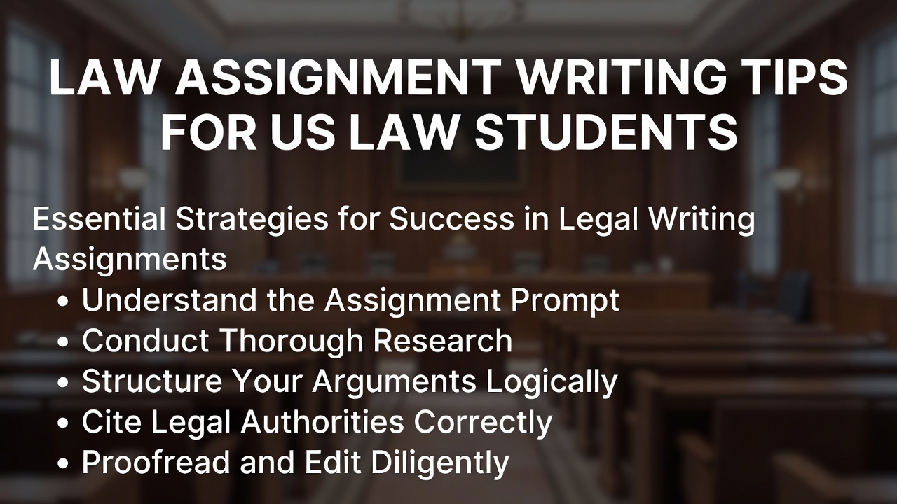 Law Assignment Writing Tips for US Law School Students – How to Write Law Essays & Get Law Assignment Help USA